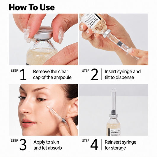 How to use the Deep Collagen ampoule in 4 steps